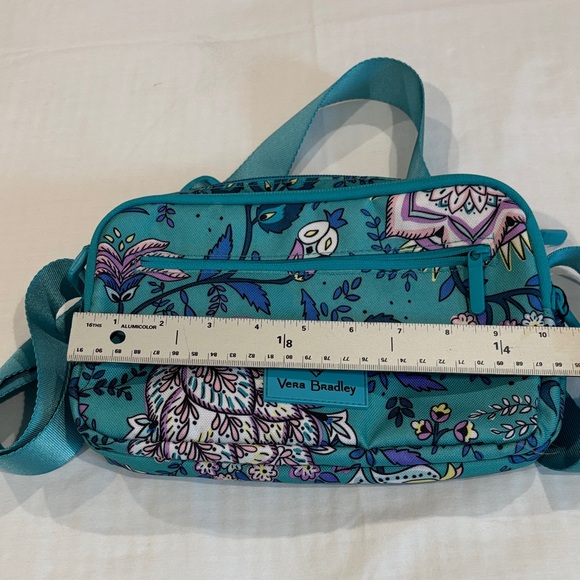 Vera Bradley Peacock Garden pattern Crossbody Bag - Picture 4 of 6